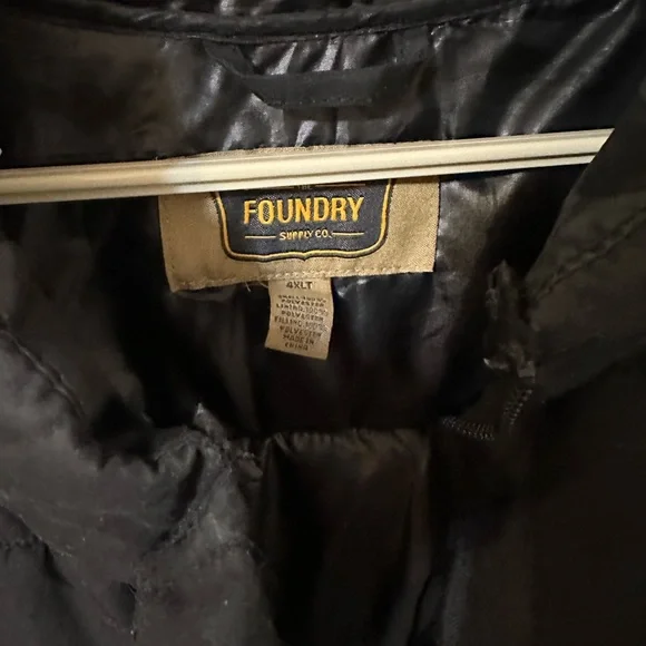 Vest Foundry Supply Co Size 4XLT Black - Picture 10 of 10